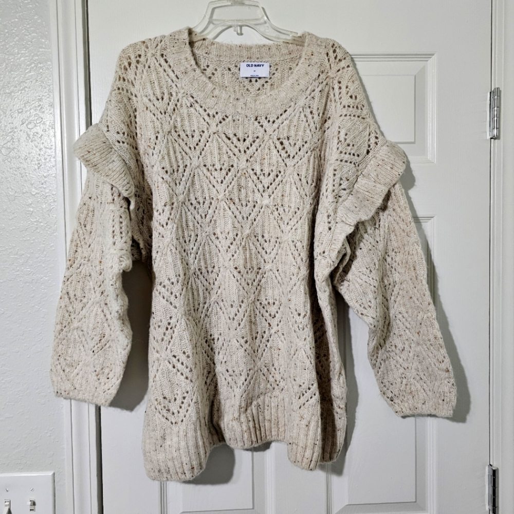 NWOT Old Navy Oatmeal Sweater Sz 3X